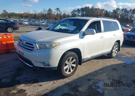 2012 Toyota Highlander Base V6 from USA, damaged, VIN 5TDZK3EH0CS069984